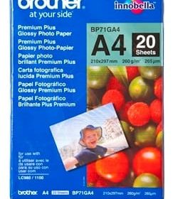BROTHER Photo Paper glossy 260g A4 BP71-GA4 MFC-6490CW 20 Blatt