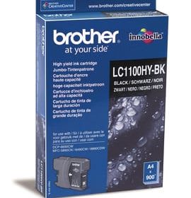 BROTHER Tintenpatrone HY schwarz LC-1100HYBK MFC-6490CW 900 Seiten