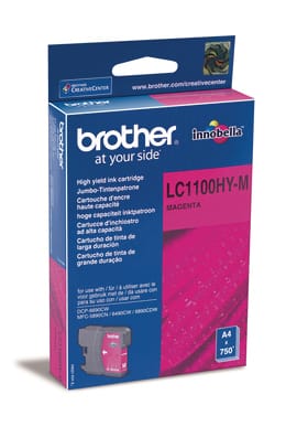 BROTHER-LC-1100HYM-4977766659871 BROTHER Tintenpatrone HY magenta LC-1100HYM MFC-6490CW 750 Seiten – Bild 1