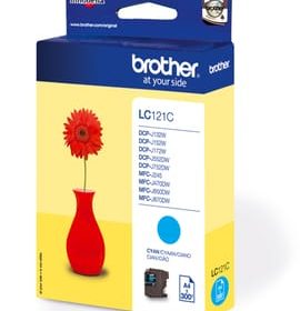 BROTHER Tintenpatrone cyan LC-121C DCP-J132 300 Seiten