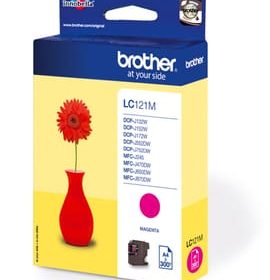 BROTHER Tintenpatrone magenta LC-121M DCP-J132 300 Seiten