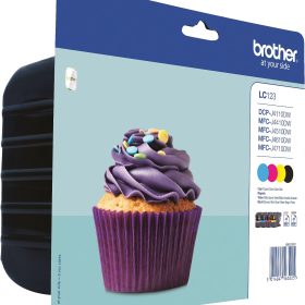 BROTHER Valuepack CMYBK LC-123VALBP DCP-J4110DW 600 Seiten