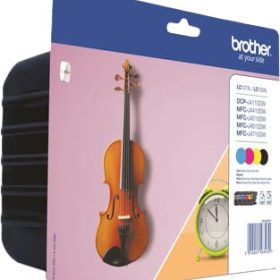 BROTHER Tintenpatrone XL CMYBK LC-127XLVALB DCP-J4110DW 1200 Seiten