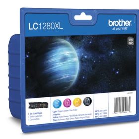 BROTHER Valuepack Tinte HY CMYBK LC-1280VA MFC-J6510DW 2400/1200 S.