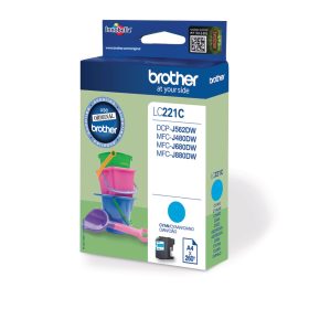 BROTHER Tintenpatrone cyan LC-221C MFC-J480/680/880 260 Seiten