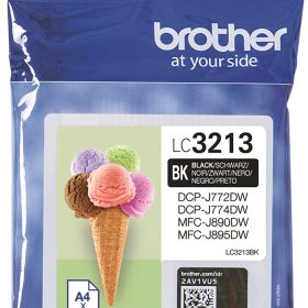 BROTHER Tintenpatrone schwarz LC-3213BK DCP-J774DW 400 Seiten