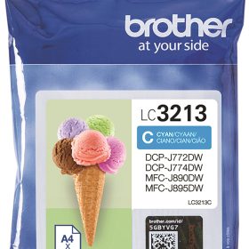 BROTHER Tintenpatrone cyan LC-3213C DCP-J774DW 400 Seiten