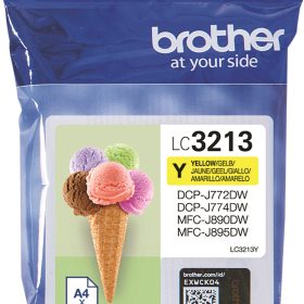 BROTHER Tintenpatrone yellow LC-3213Y DCP-J774DW 400 Seiten
