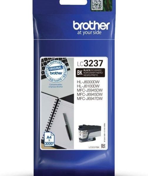 BROTHER Tintenpatrone schwarz LC-3237BK MFC-J5945DW 3000 Seiten