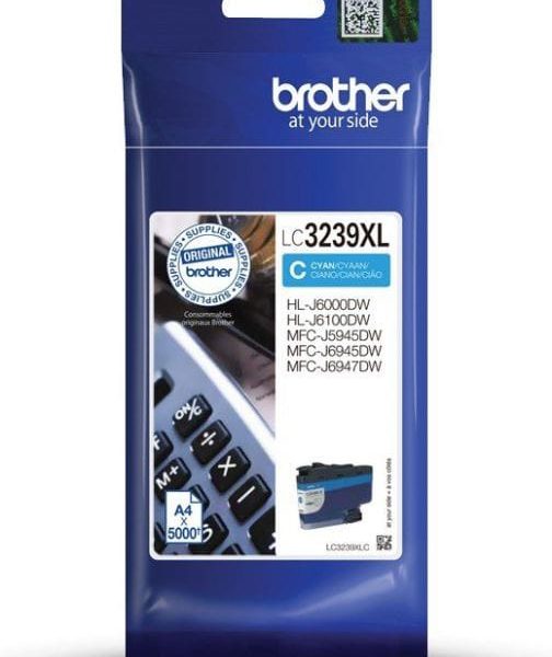 BROTHER Tintenpatrone HY cyan LC-3239XLC MFC-J5945DW 5000 Seiten