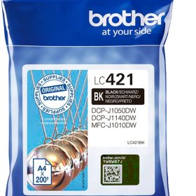 BROTHER Tintenpatrone schwarz LC-421BK DCP-J1050 200 Seiten