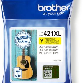 BROTHER Tintenpatrone HY yellow LC-421XLY DCP-J1050 500 Seiten