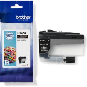 BROTHER Tintenpatrone schwarz LC-424BK DCP-J1200 750 Seiten