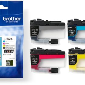 BROTHER Valuepack Tinte CMYBK LC-424VAL DCP-J1200 750 Seiten