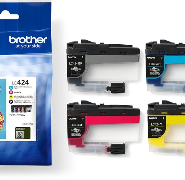 BROTHER Valuepack Tinte CMYBK LC-424VAL DCP-J1200 750 Seiten