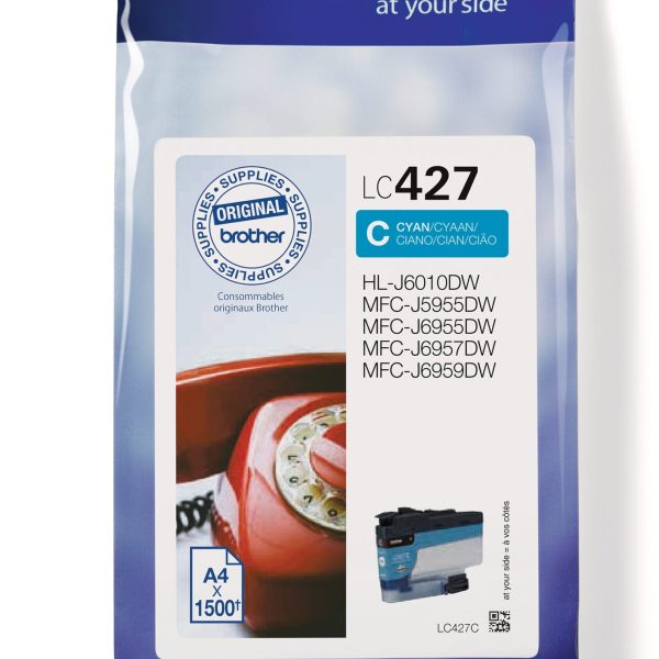 BROTHER Tintenpatrone cyan LC-427C MFC-J5955 1500 Seiten