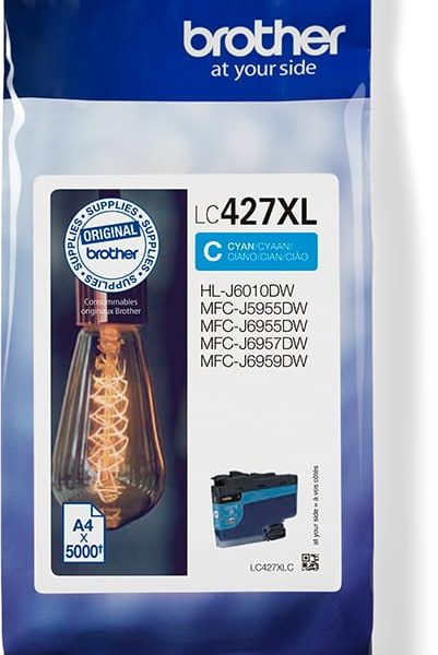 BROTHER Tintenpatrone HY cyan LC-427XLC MFC-J5955 5000 Seiten