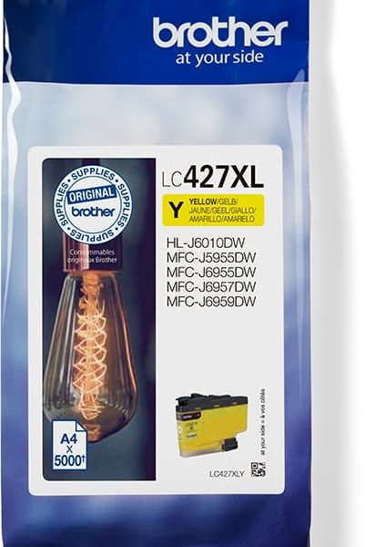 BROTHER Tintenpatrone HY yellow LC-427XLY MFC-J5955 5000 Seiten