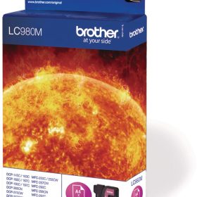 BROTHER Tintenpatrone magenta LC-980M DCP-165C 260 Seiten