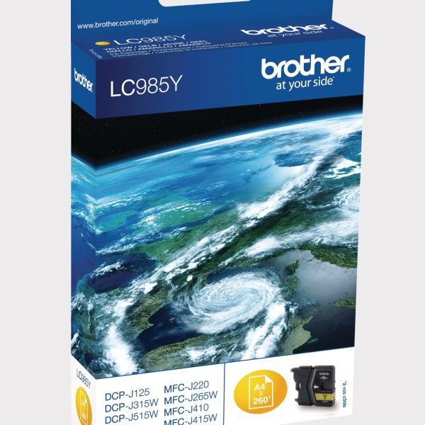 BROTHER Tintenpatrone yellow LC-985Y DCP-J315W 260 Seiten