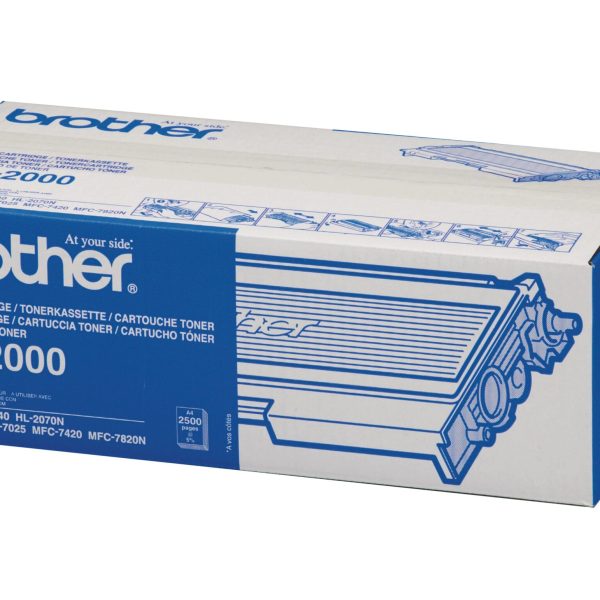 BROTHER Toner-Modul schwarz TN-2000 HL-2030/40/70 2500 Seiten