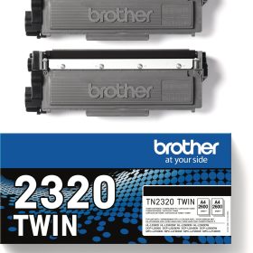 BROTHER Toner Twin Pack schwarz TN-2320TWIN HL-L2340/L2360 2x2600 Seiten