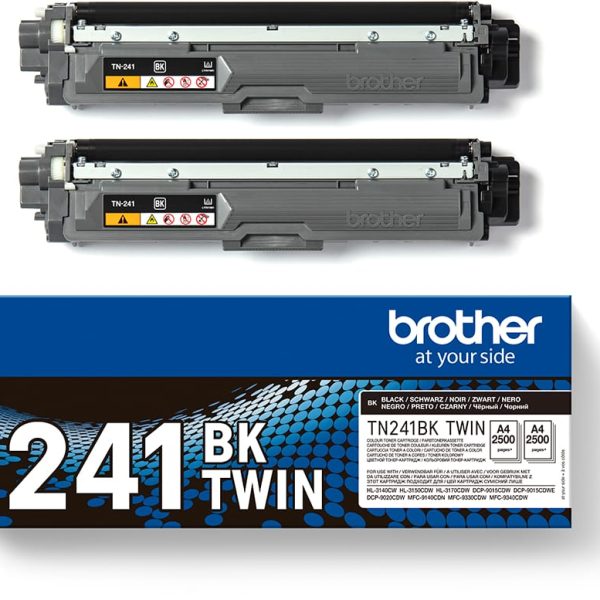 BROTHER Toner HY Twin Pack schwarz TN-241BKTWIN HL-3140/3170 2x2500 Seiten