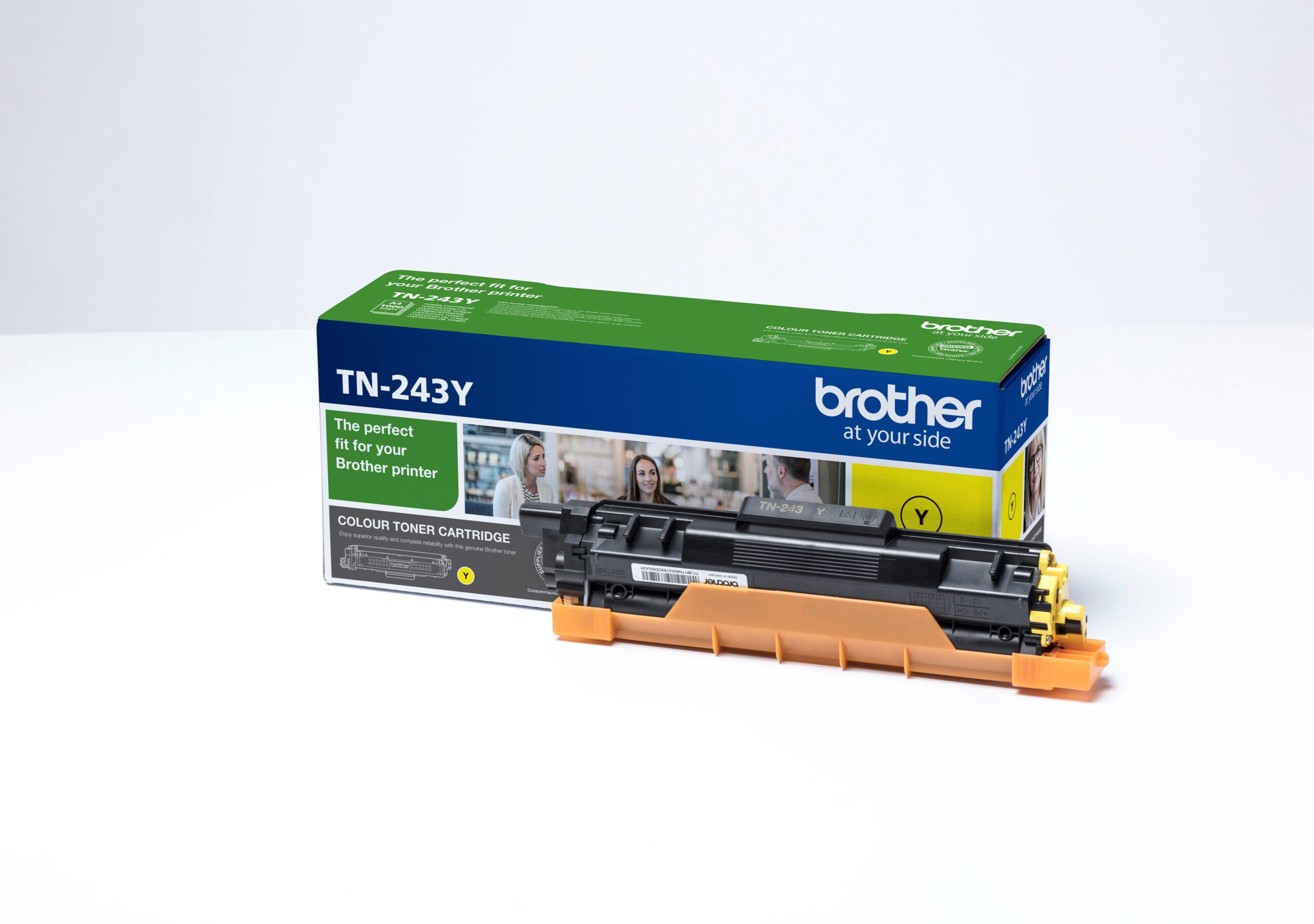 BROTHER-TN-243Y-4977766787475 BROTHER Toner yellow TN-243Y HL-L3210CW 1000 Seiten – Bild 1