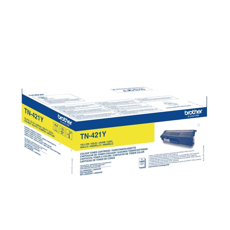 BROTHER-TN-421Y-4977766771634 BROTHER Toner yellow TN-421Y HL-L8260CDW 1800 Seiten – Hochwertig & günstig bei ShopDeca