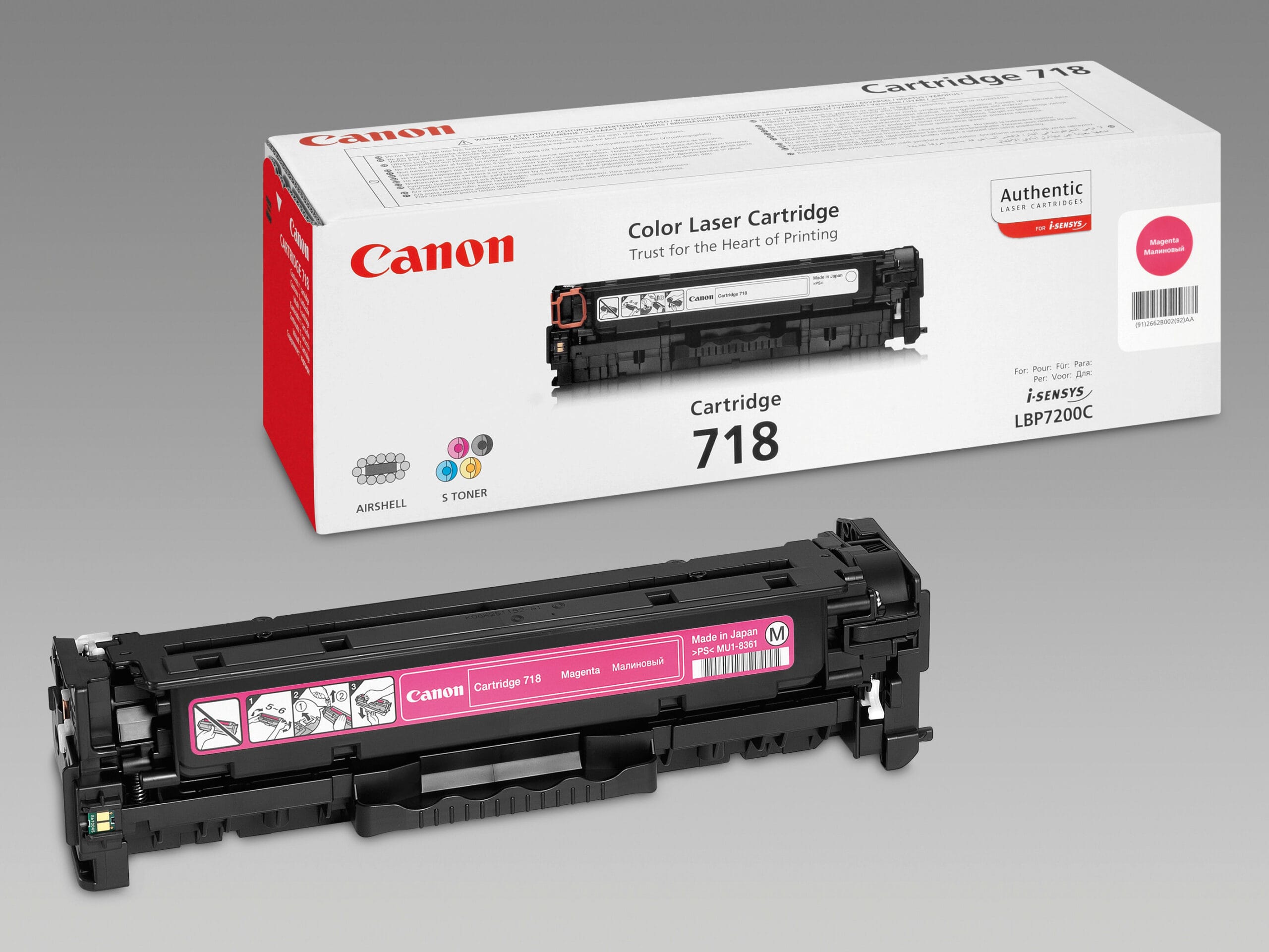 CANON-2660B002-4960999628578 CANON Toner-Modul 718 magenta 2660B002 LBP 7200 2900 Seiten – Hochwertig & günstig bei ShopDeca