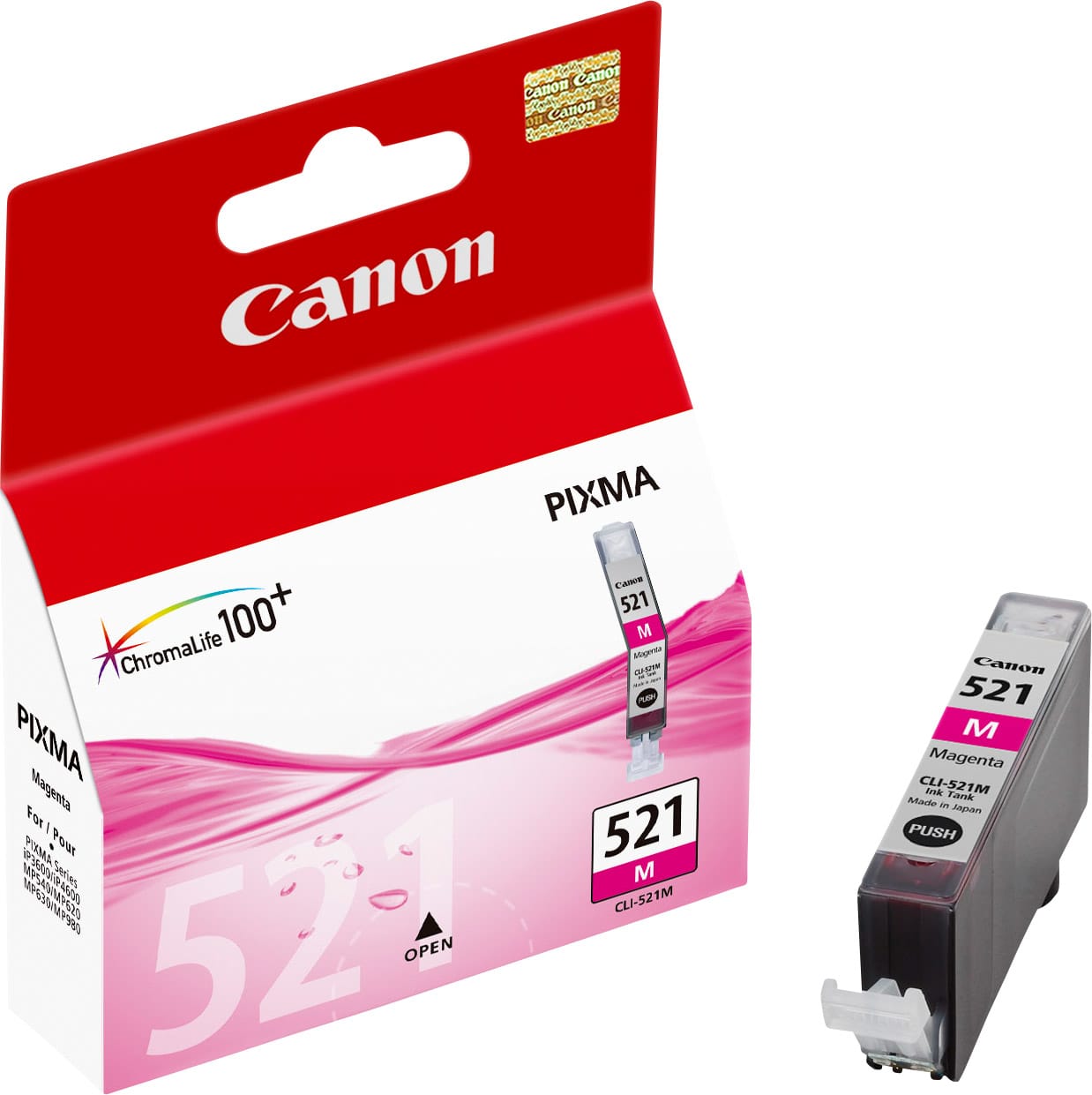 CANON-CLI-521M-4960999577517 CANON Tintenpatrone magenta CLI-521M PIXMA MP 980 9ml – Hochwertig & günstig bei ShopDeca