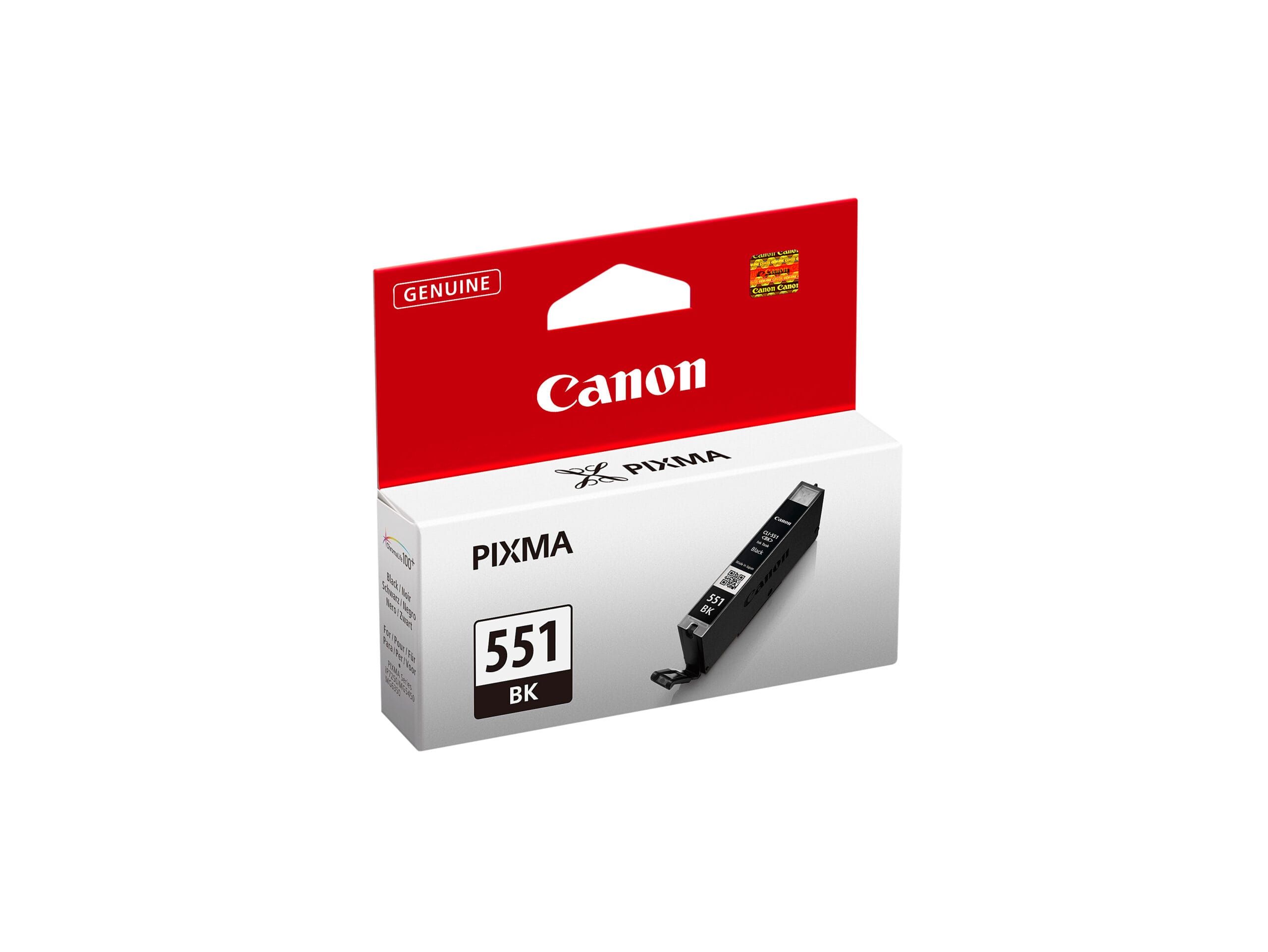 CANON-CLI-551BK-4960999905235 CANON Tintenpatrone schwarz CLI-551BK PIXMA MG5450 7ml – Hochwertig & günstig bei ShopDeca