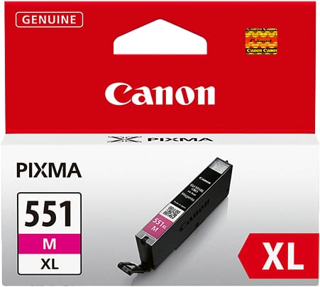 CANON-CLI-551XLM-4960999904924 CANON Tintenpatrone XL magenta CLI-551XLM PIXMA MG5450 11ml – Hochwertig & günstig bei ShopDeca