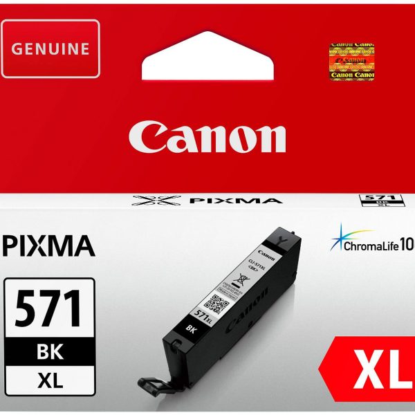 CANON Tintenpatrone XL schwarz CLI-571XLBK PIXMA MG5750 11ml