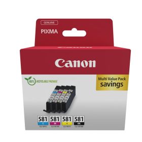 CANON Multipack Tinte BKCMY CLI-581BKCMY Pixma TR7550 4x5.6ml