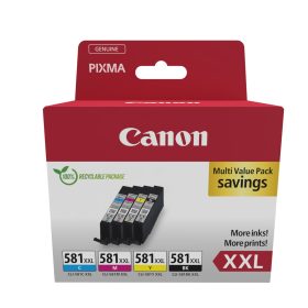 CANON Multipack Tinte XXL BKCMY CLI-581XXL Pixma TR7550 4x11.7ml