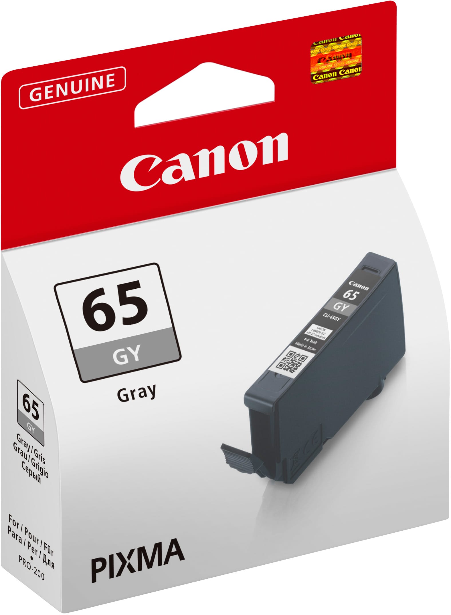 CANON-CLI-65GY-4549292159349 CANON Tintenpatrone grey CLI-65GY PIXMA Pro-200 12.6ml – Hochwertig & günstig bei ShopDeca