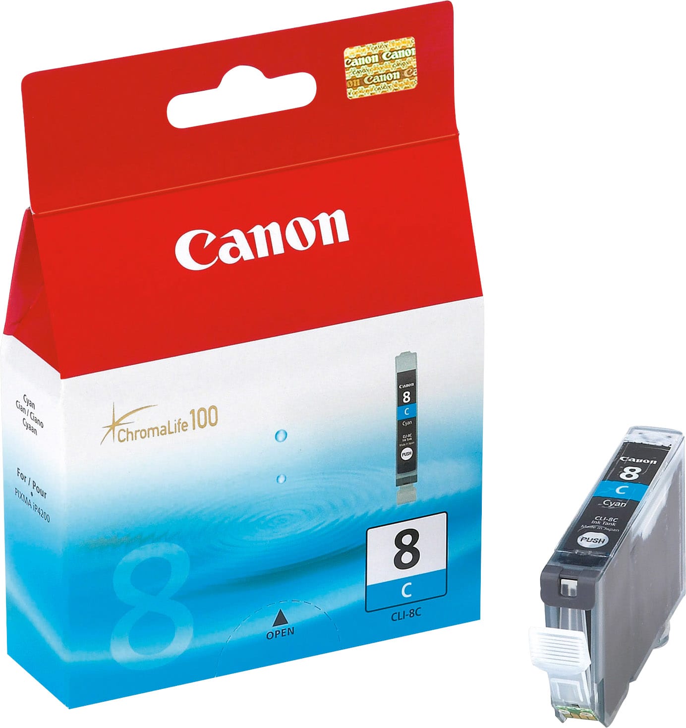 CANON-CLI-8C-4960999272672 CANON Tintenpatrone cyan CLI-8C PIXMA iP 5200 13ml – Hochwertig & günstig bei ShopDeca