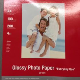 CANON Glossy Photo Paper 200g A4 GP501A4 InkJet, Everyday 100 Blatt