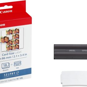 CANON Farbtinte/Kleberset 8,6x5,4cm KC18IL CP 100 (Mini-Sticker) 18 Blatt