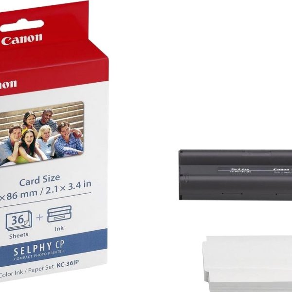 CANON Farbtinte/Papierset 8,6x5,4cm KC36IP CP 100 36 Blatt