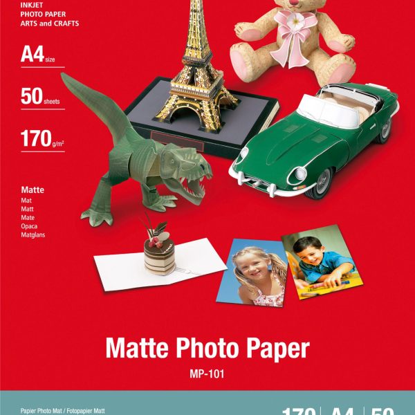 CANON Matte Photo Paper A4 MP101A4 InkJet, 170g 50 Blatt