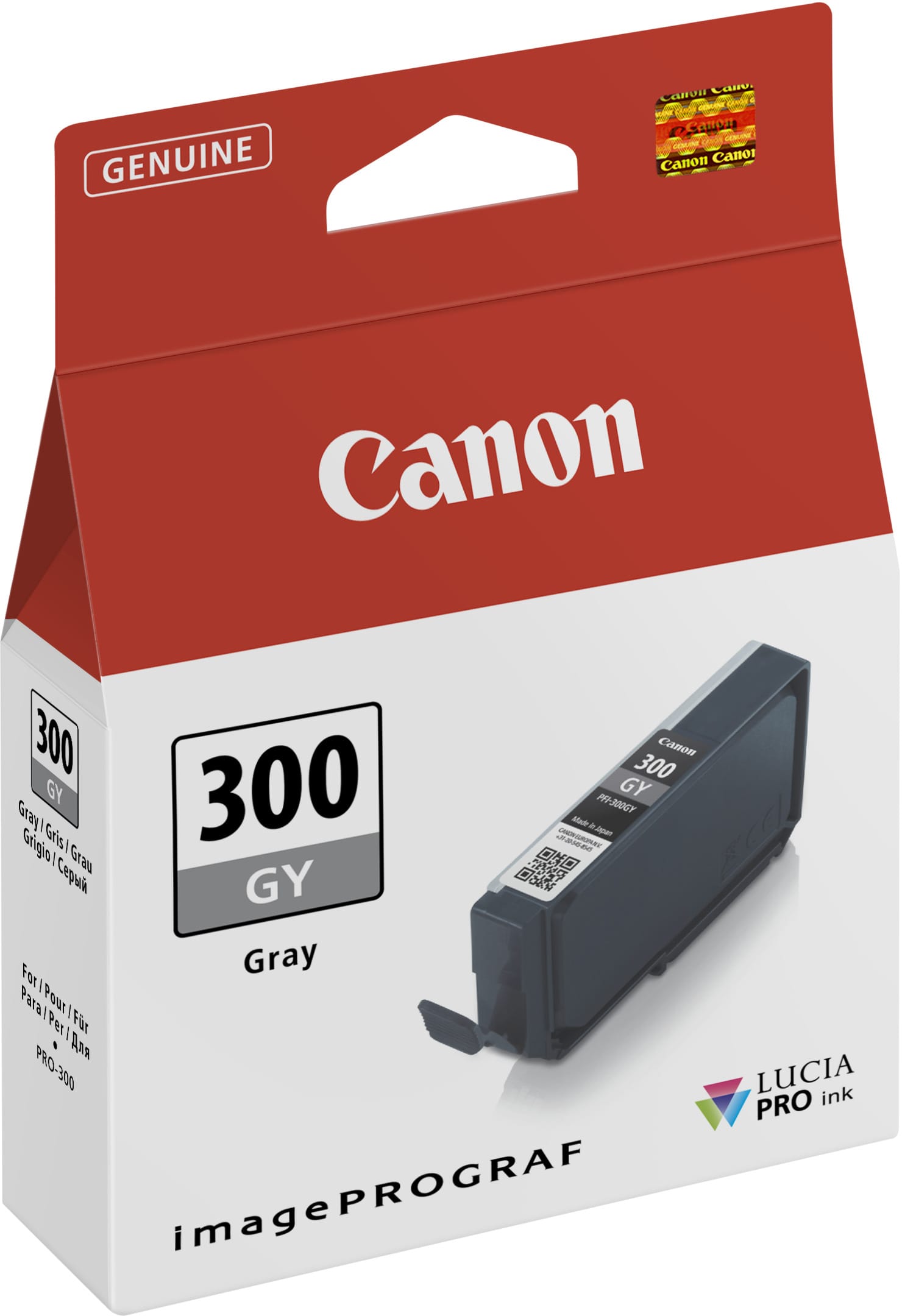 CANON-PFI-300GY-4549292159073 CANON Tintenpatrone grau PFI-300GY iPF PRO-300 14.4ml – Hochwertig & günstig bei ShopDeca