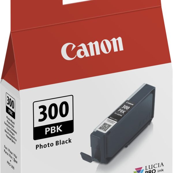 CANON Tintenpatrone photo schwarz PFI-300PBK iPF PRO-300 14.4ml
