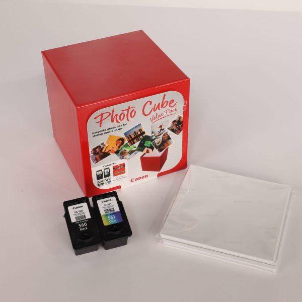 CANON Photo Cube Value Pack CMYBK PGCL560/1 PIXMA TS5350 5x5 PP-201 40Bl.