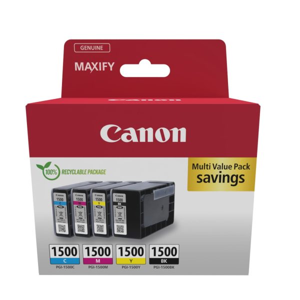 CANON Multipack Tinte BKCMY PGI-1500 MAXIFY MB2050/MB2350 25.9ml