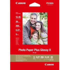 CANON Photo Paper Plus 265g 13x18cm PP2015x7 InkJet glossy II 20 Blatt