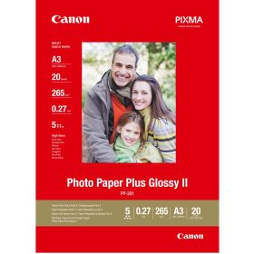 CANON Photo Paper Plus 265g A3 PP201A3 InkJet glossy II 20 Blatt