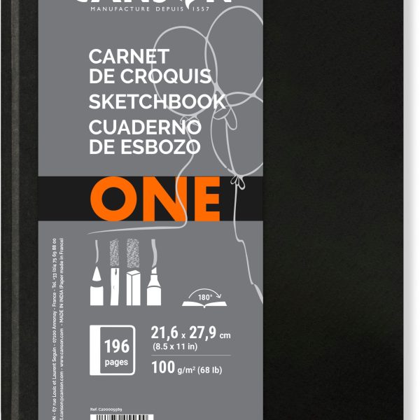 CANSON Art Book One 21x27,9cm 200005569 100 Blatt, gebunden