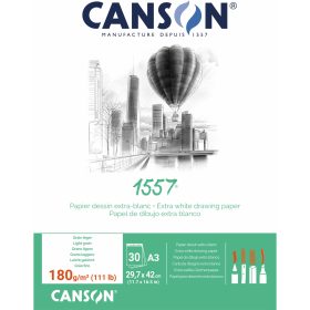 CANSON Skizzenblock 1557 A3 204127415 30 Blatt, geleimt, 180g